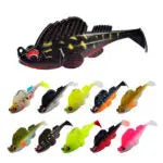 SOFT FISHING LURE 10 PIECE INCLUDING TACKLE BOX Vanhunks