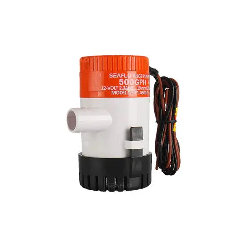 Seaflo 500GPH 12V 2A Electric Submersible Bilge Pump WaterSports Mania