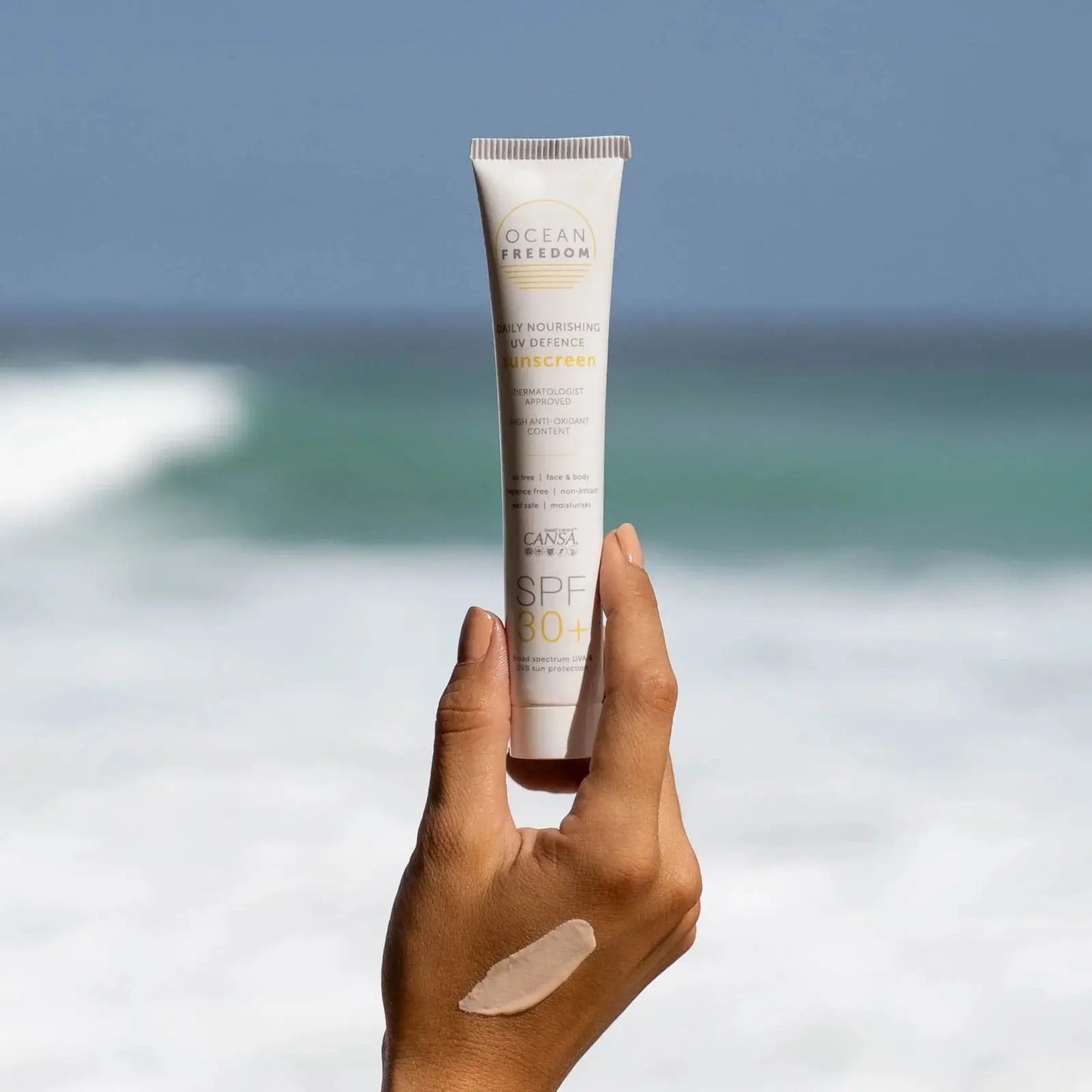Daily Nourishing UV Defence Sunscreen SPF30+ Tinted Soft Sand WaterSports Mania
