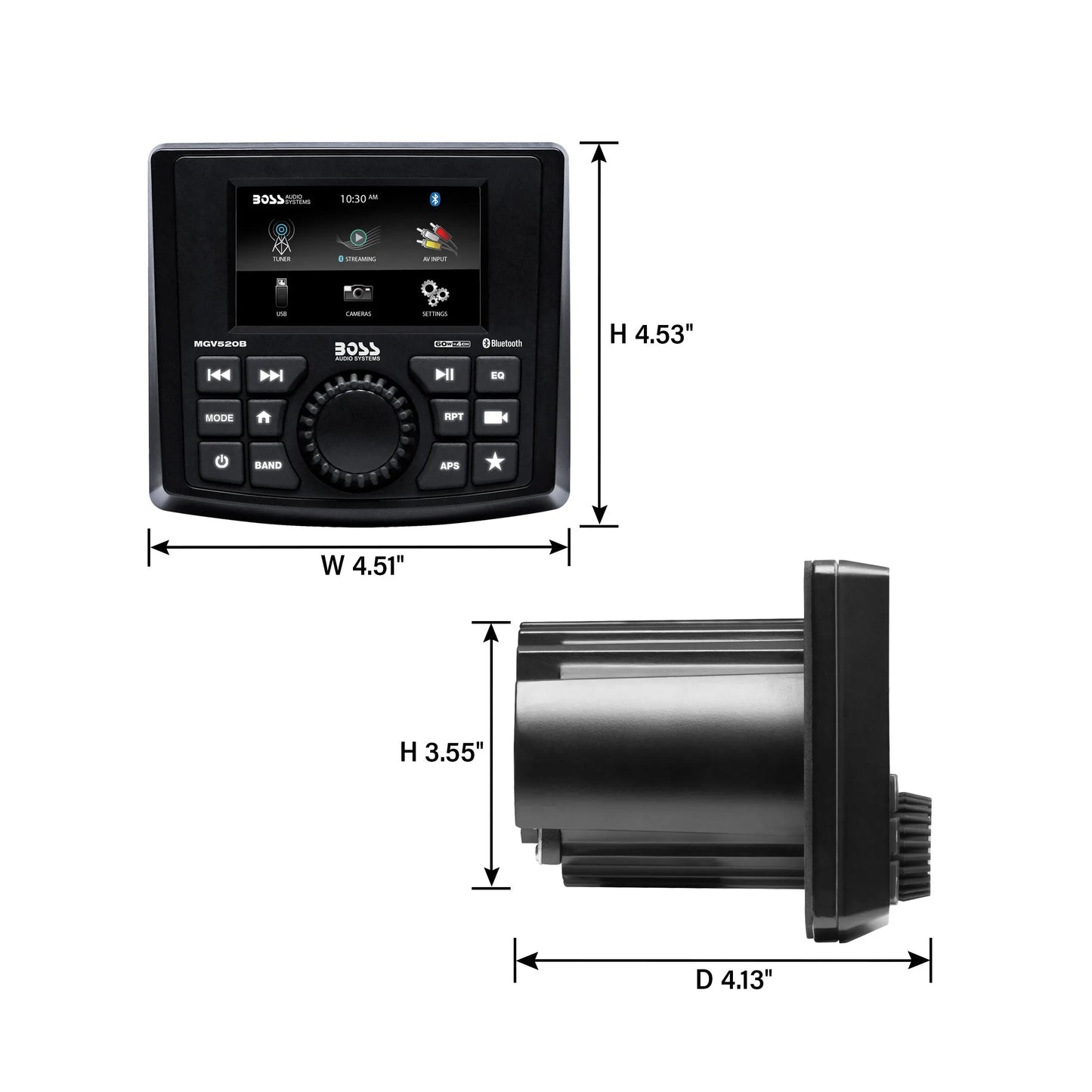 BOSS Audio Systems MGV520B Marine Audio Stereo WaterSports Mania