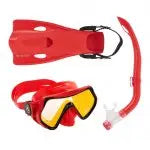 Aqualung Hero JR Snorkeling Set Red/Gold WaterSports Mania