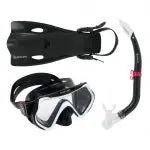 Aqualung Hero JR Snorkeling Set Black WaterSports Mania