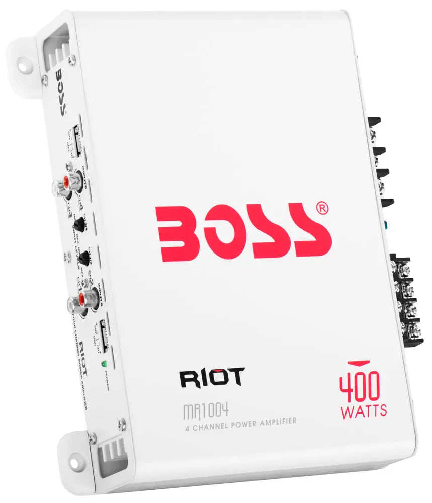 Boss Audio Riot Model 400w 4 channel Amplifier WaterSports Mania
