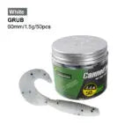 SOFT PLASTIC GRUB FISH LURES 60MM 1.5GRAM, 50PCS Vanhunks