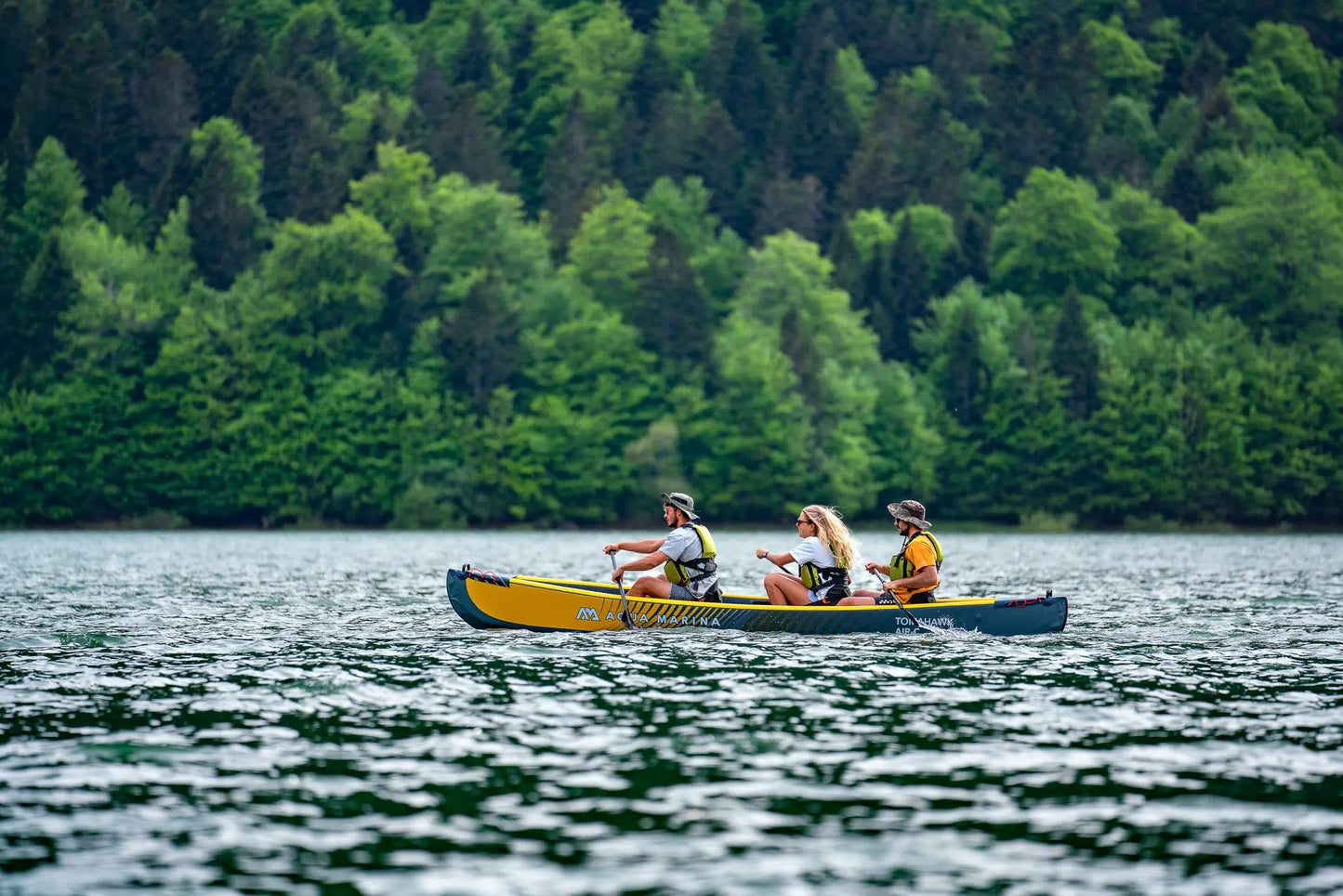 Aqua Marina Tomahawk AIR-C 15'8" Triple Canoe Aqua Marina