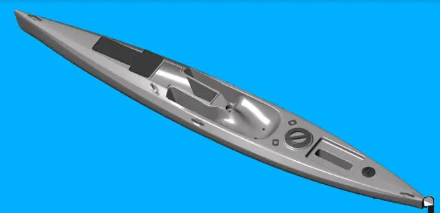 Trident Kayak - Understern Rudder legend