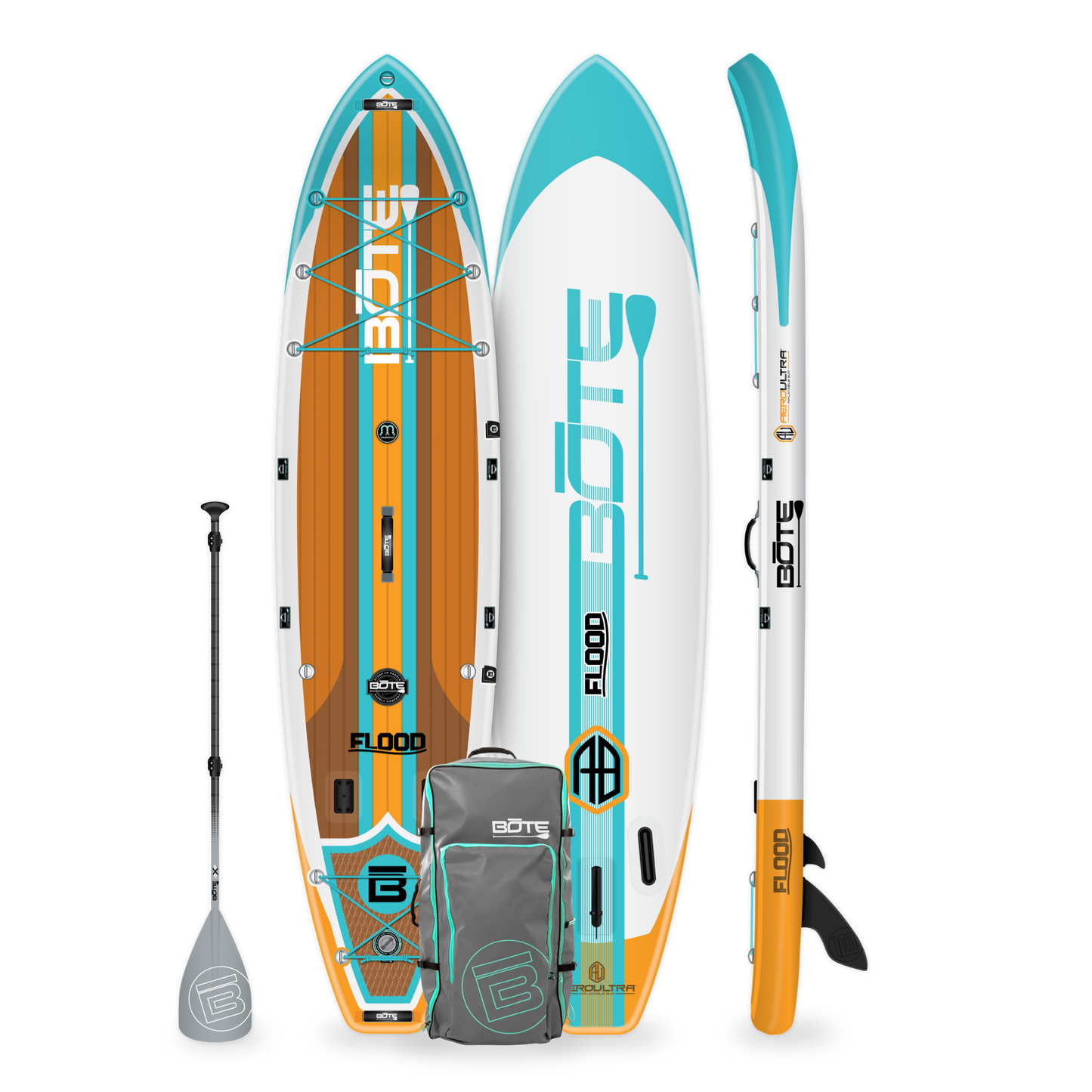 Flood Aero 11′ Full Trax Ochre Inflatable Paddle Board