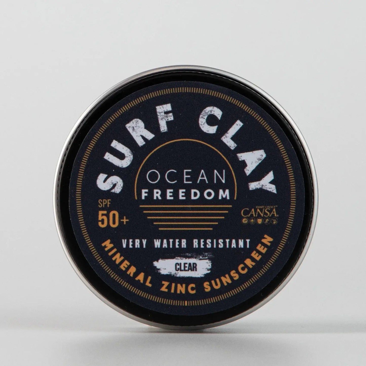Surf Clay Clear SPF50+ Mineral Sunscreen Ocean Freedom