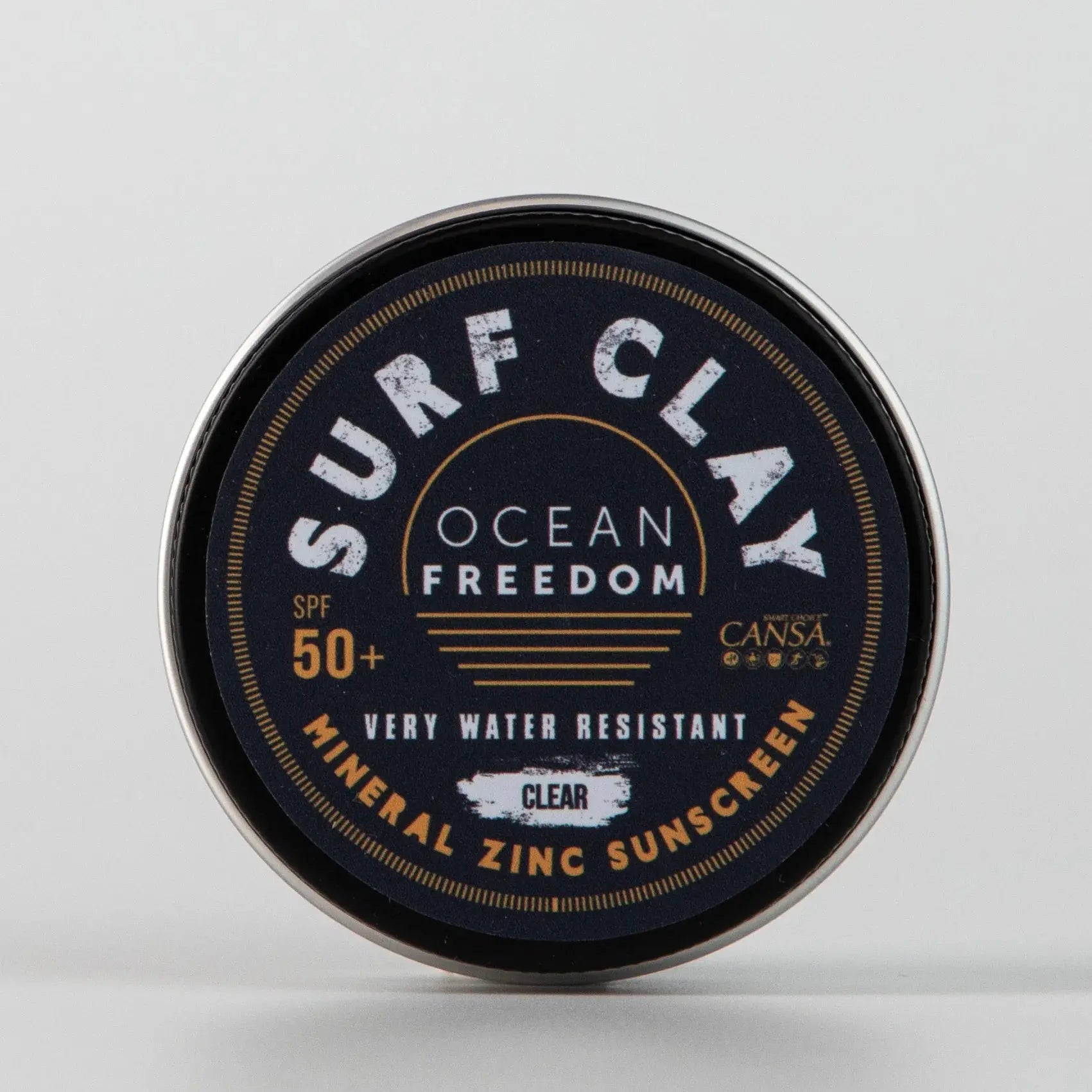 Surf Clay Clear SPF50+ Mineral Sunscreen Ocean Freedom
