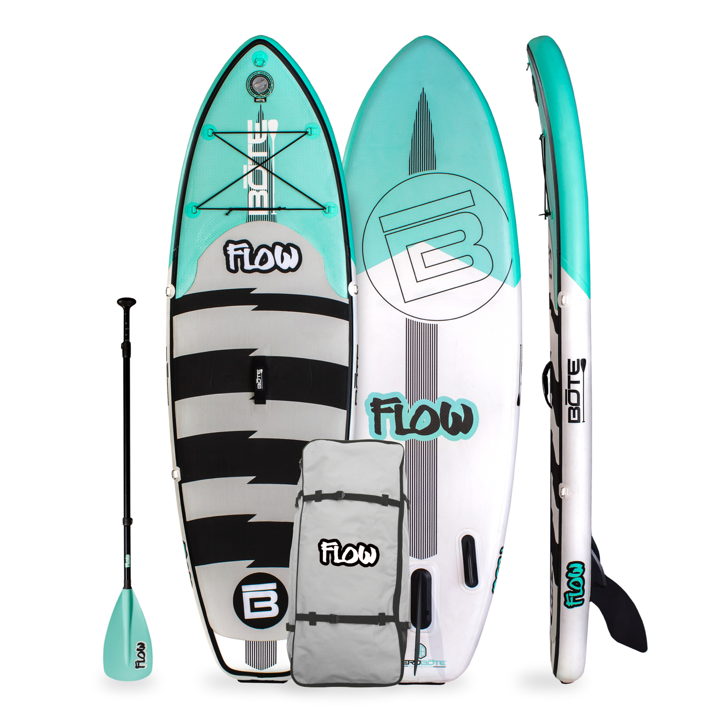 KIDS Flow Aero 8′ Native Stripes Inflatable Paddle Board