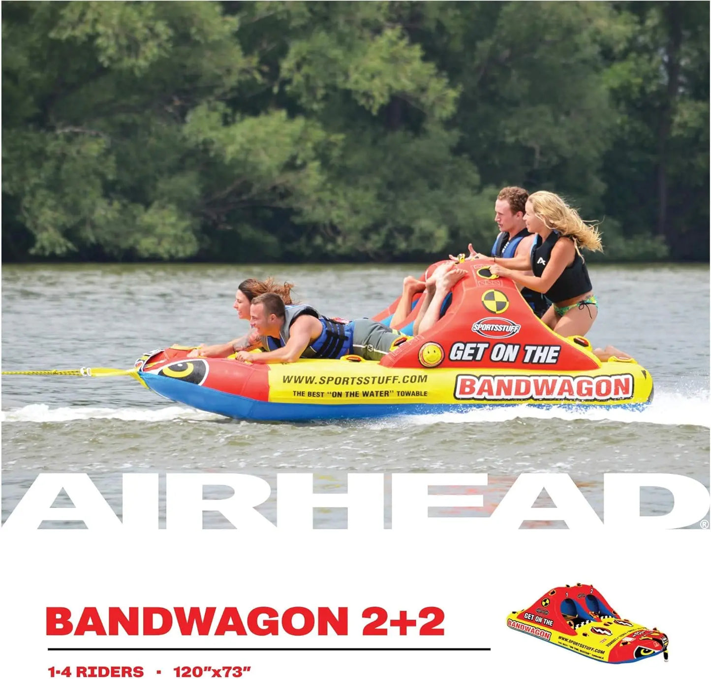 Airhead Bandwagon 4 Rider Tube Airhead
