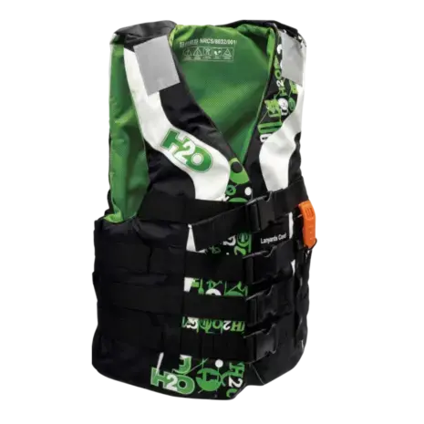 H2O Dynamix  Nylon Life Jacket - Green