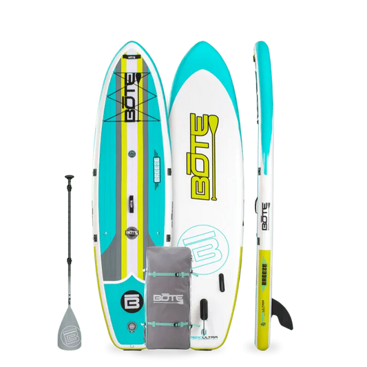 Breeze Aero 10′8″ Full Trax Citron Inflatable Paddle Board with MagnePod