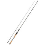 ILURE 7FT CRANX NANO BAIT CASTING CARBON 2 PIECE-ROD WITH A PISTOL GRIP CORK HANDLE