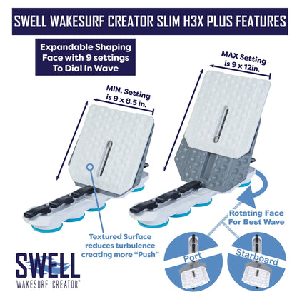 SWELL Wakesurf Creator Slim H3X Plus