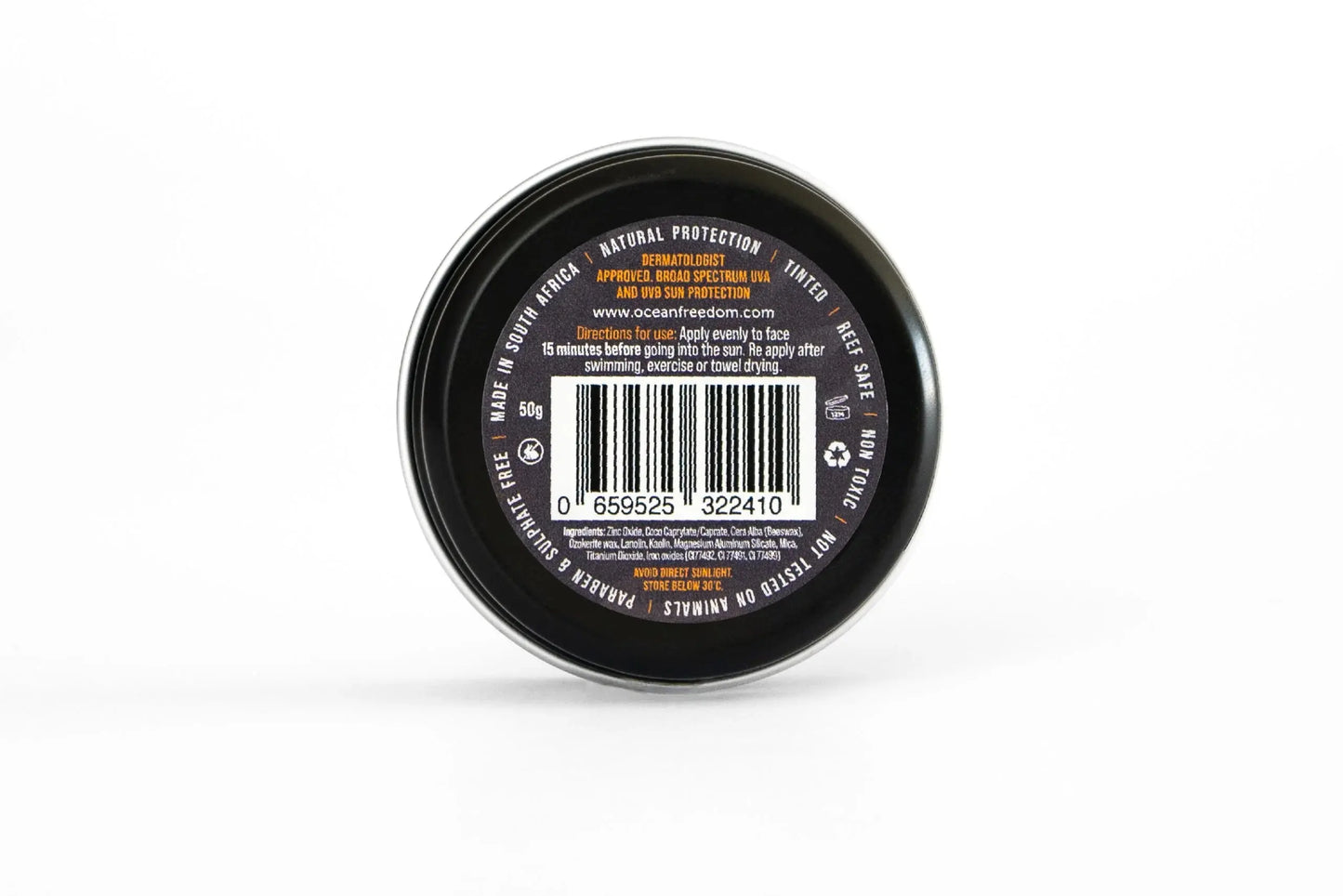 Surf Clay Light Tan SPF50+ Mineral Sunscreen Ocean Freedom