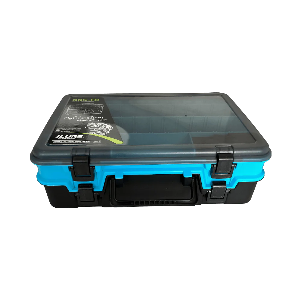 XL FISHING TACKLE LURE BOX WITH SECURE-LOCKING