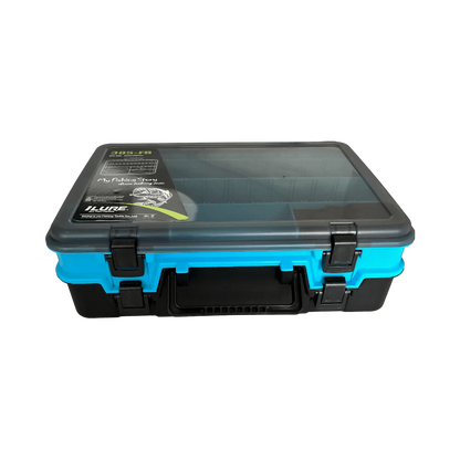 XL FISHING TACKLE LURE BOX WITH SECURE-LOCKING