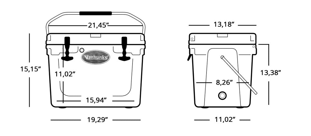 19 LITRE ADVENTURE COOLER BOX