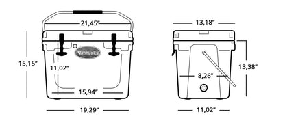 19 LITRE ADVENTURE COOLER BOX