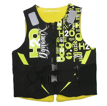 H2O Dynamix  Neoprene Life Jacket - Yellow H20 Dynamix