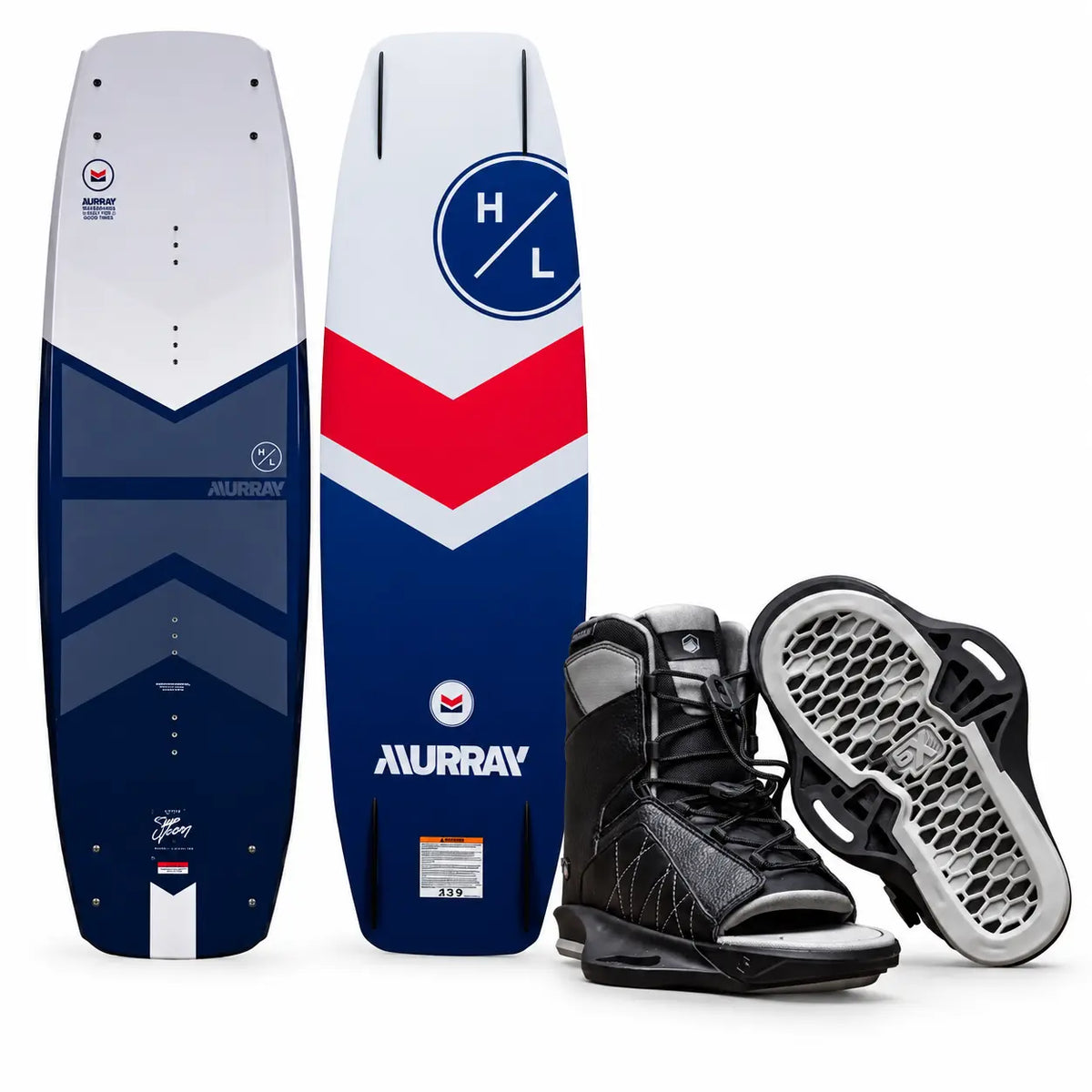 Hyperlite Murray 134 Wakeboard with Transit Bindings 5-9 Hyperlite