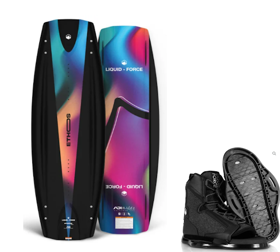 Liquid Force Ethos Wakeboard with Index Bindings Combo WaterSports Mania