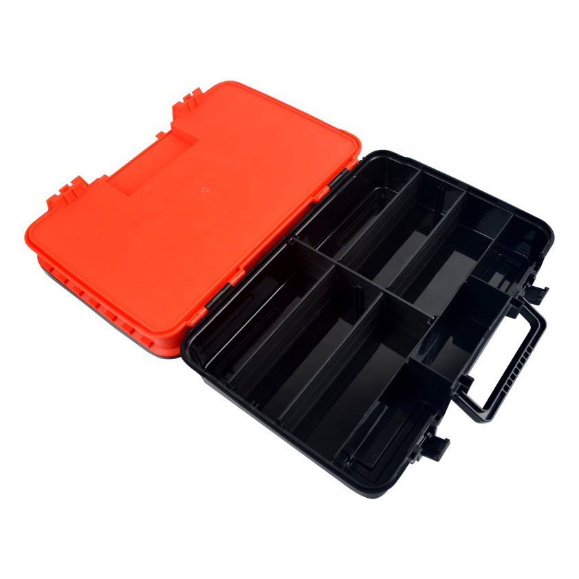 XL FISHING TACKLE LURE BOX WITH SECURE-LOCKING