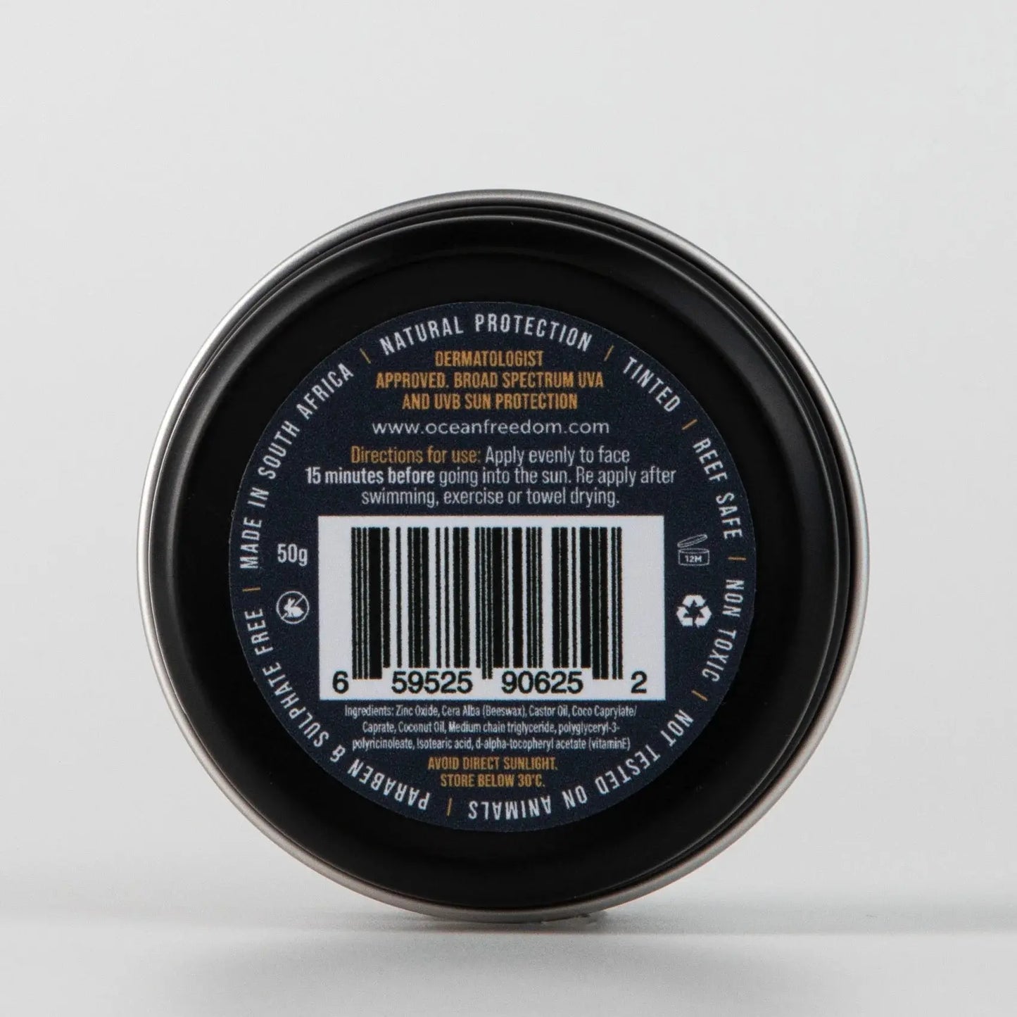 Surf Clay Clear SPF50+ Mineral Sunscreen Ocean Freedom