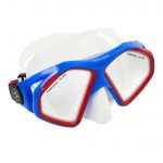 Aqualung Hawkeye SN Snorkeling Mask – White/Blue/Red