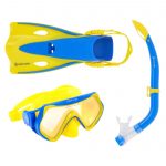 Aqualung Hero JR Snorkeling Set Yellow/Blue