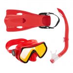 Aqualung Hero JR Snorkeling Set Red/Gold