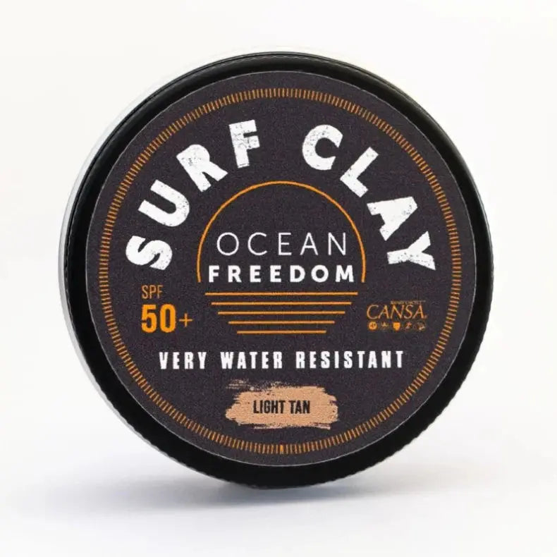 Surf Clay Light Tan SPF50+ Mineral Sunscreen Ocean Freedom