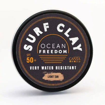 Surf Clay Light Tan SPF50+ Mineral Sunscreen Ocean Freedom