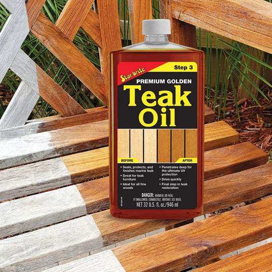 Starbrite Premium Teak Oil – Step 3 950 ml Starbrite