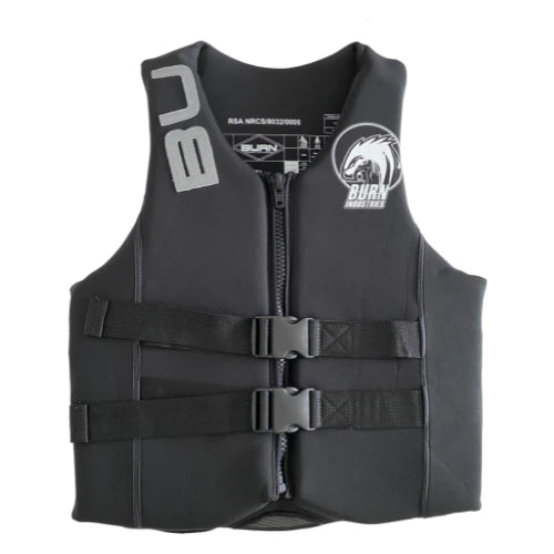 Burn Ski Vest Black Neoprene