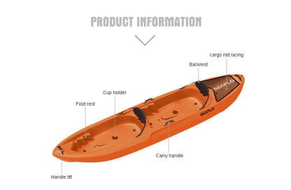 SEAFLO Blow molded Tandem Kayak SF-2003