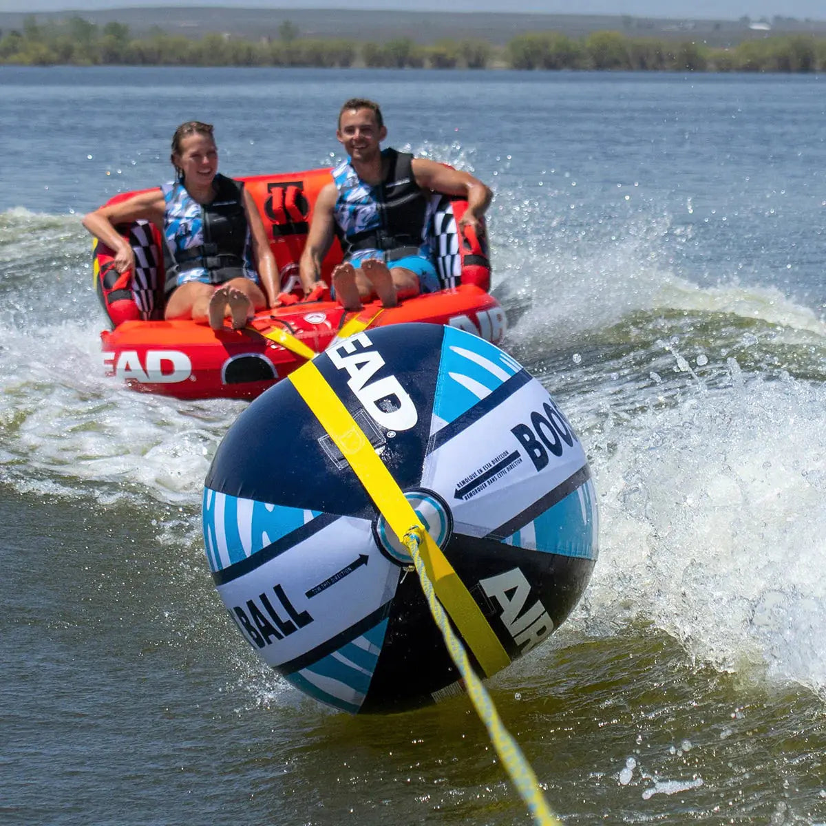 BOOSTER BALL 4 RIDER TOW ROPE - WaterSports Mania