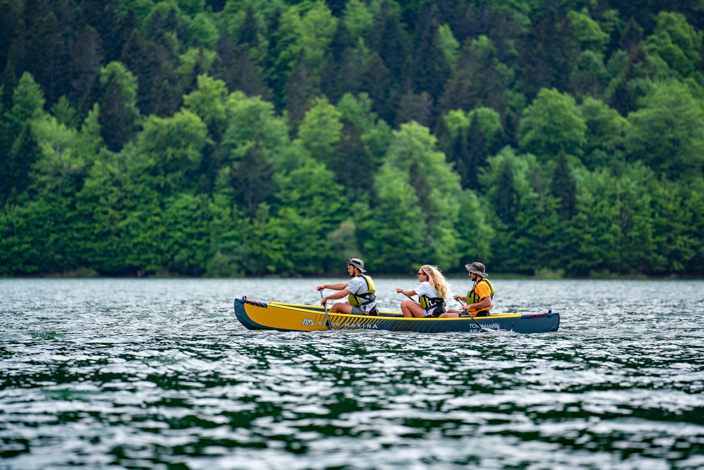 Tomahawk AIR-C 15'8" Triple Canoe