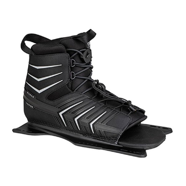 RADAR Vector Boot – Black/Silver – Front Feather Frame