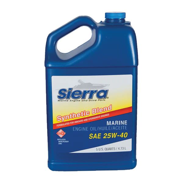 SIERRA 25W-40 FC-W SYNTHETIC BLEND OIL